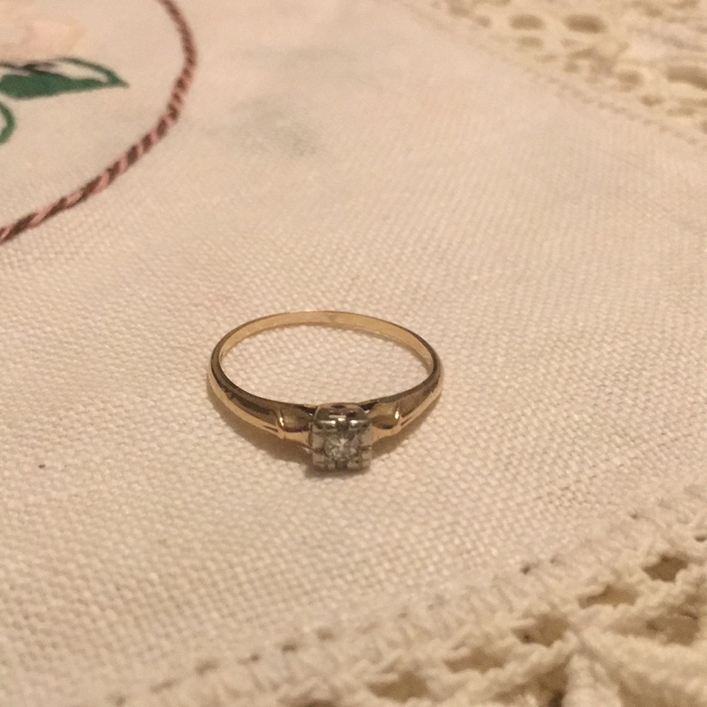 Antique engagement ring